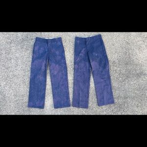 Custom Navy Dickies series “splash” (3-4 of 6)